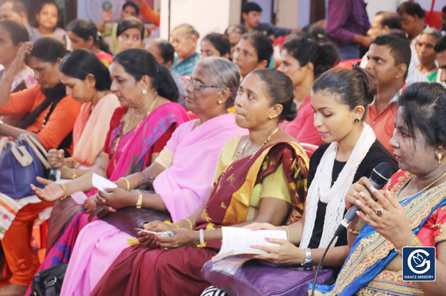 Hundreds gathered to the One Day Fasting prayer organized by Grace Ministry at it's Prayer Center at Balmatta, Mangalore here on October 12th, Friday 2018. 